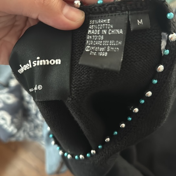 Michael Simon Beaded Dress and short sleeve jacket combo - Picture 7 of 10